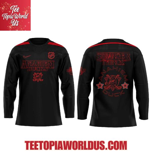 Anaheim Ducks Stranger Things 5 Jersey