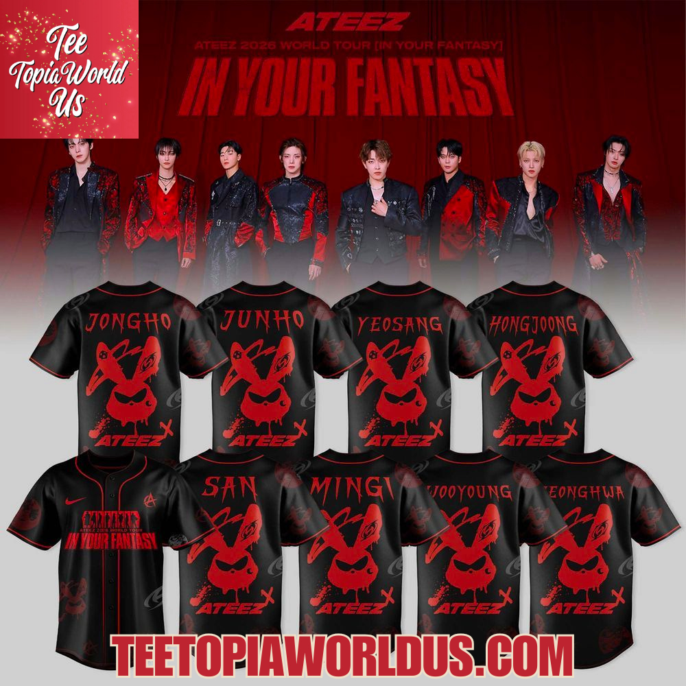 Ateez – In Your Fantasy World Tour 2026 Jersey Ateez – In Your Fantasy World Tour 2026 Jersey