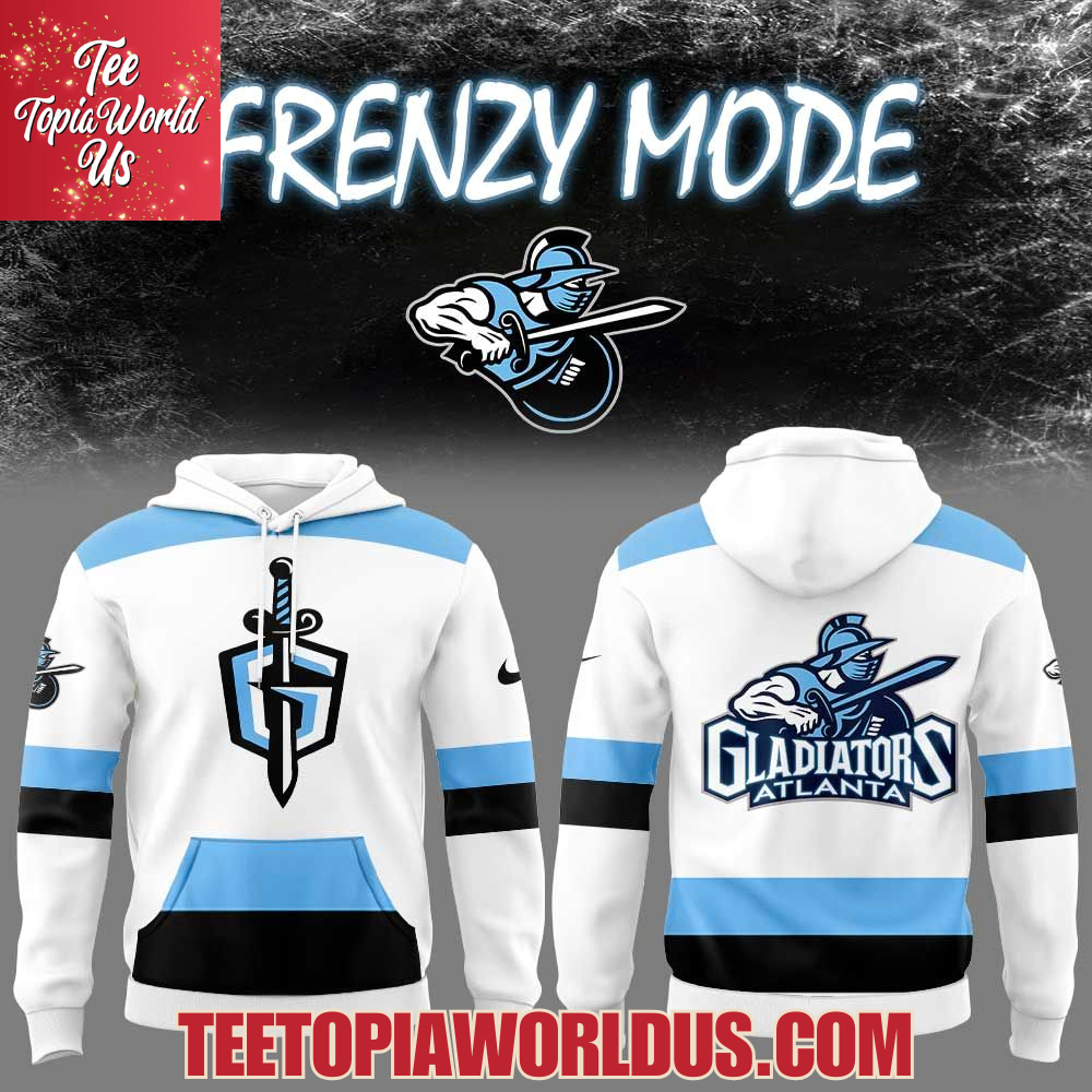 Atlanta Gladiators Frenzy Night Mode Uniform Hoodie Atlanta Gladiators Frenzy Night Mode Uniform Hoodie