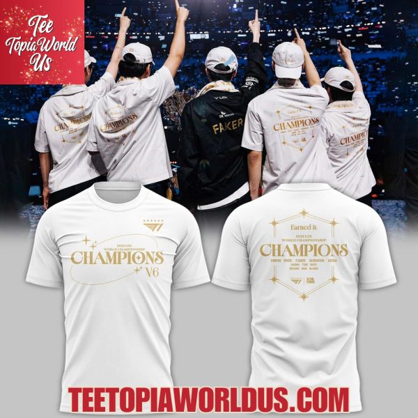 Back To Back To Back Wolrd Champions 2025 T1 T-Shirt, Hoodie
