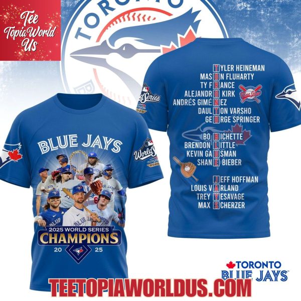 Blue Jays 2025 World Series Champions T-Shirt