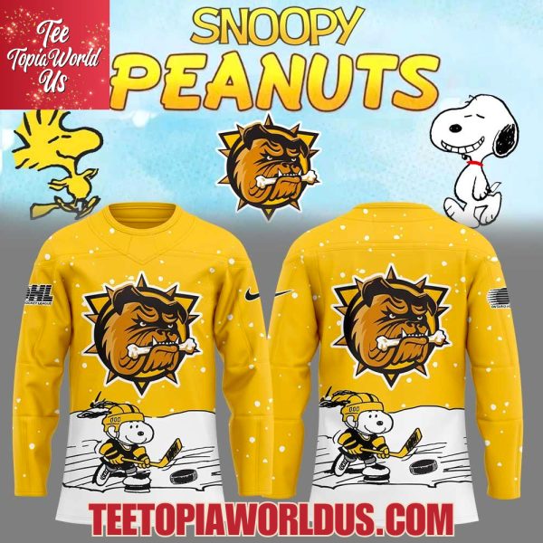 Brantford Bulldogs x Snoopy and Peanuts Jersey