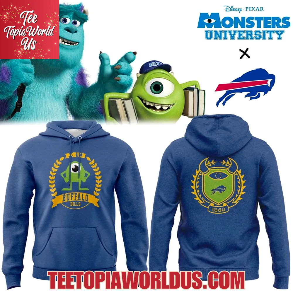 Buffalo Bills x Monsters University Hoodie Buffalo Bills x Monsters University Hoodie