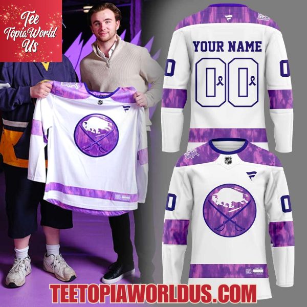 Buffalo Sabres Hockey Fights Cancer Hockey Jersey