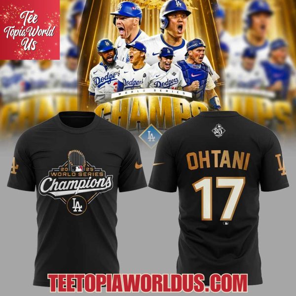 Dodgers x Shohei Ohtani 2025 World Series Champions T-Shirt