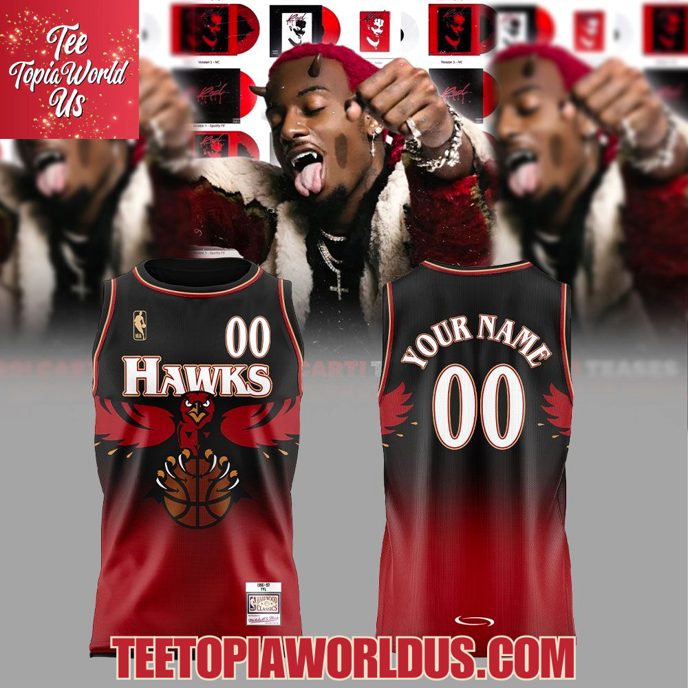 Drop The Jersey Playboicarti CARTI x HAWKS 2025 Jersey Drop The Jersey Playboicarti CARTI x HAWKS 2025 Jersey