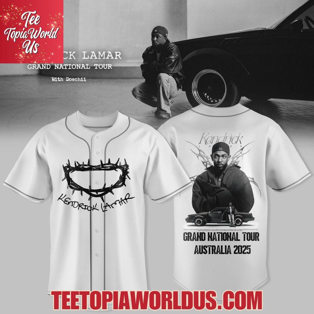 Kendrick Lamar Grand National Australia Tour & Festival Jersey Kendrick Lamar Grand National Australia Tour & Festival Jersey