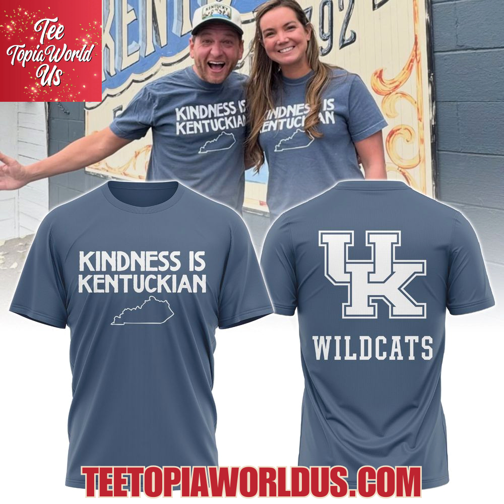 Kentucky Wildcats x Kindness Is Kentuckian T-Shirt Kentucky Wildcats x Kindness Is Kentuckian T-Shirt