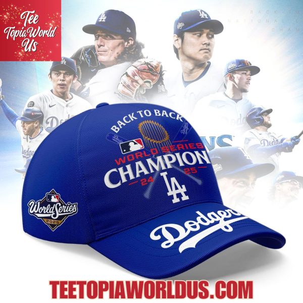 Los Angeles Dodgers Back To Back World Series Champions 2025 Cap
