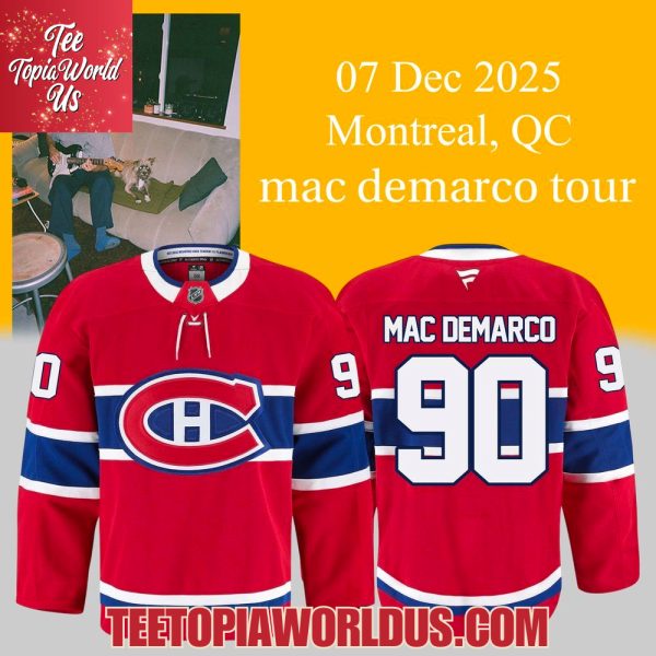 Montreal Canadiens X Mac DeMarco Canada Tour 2025 Hockey Jersey