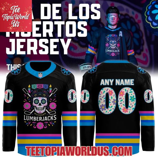 Muskegon Lumberjacks Dia De Los Muertos jerseys