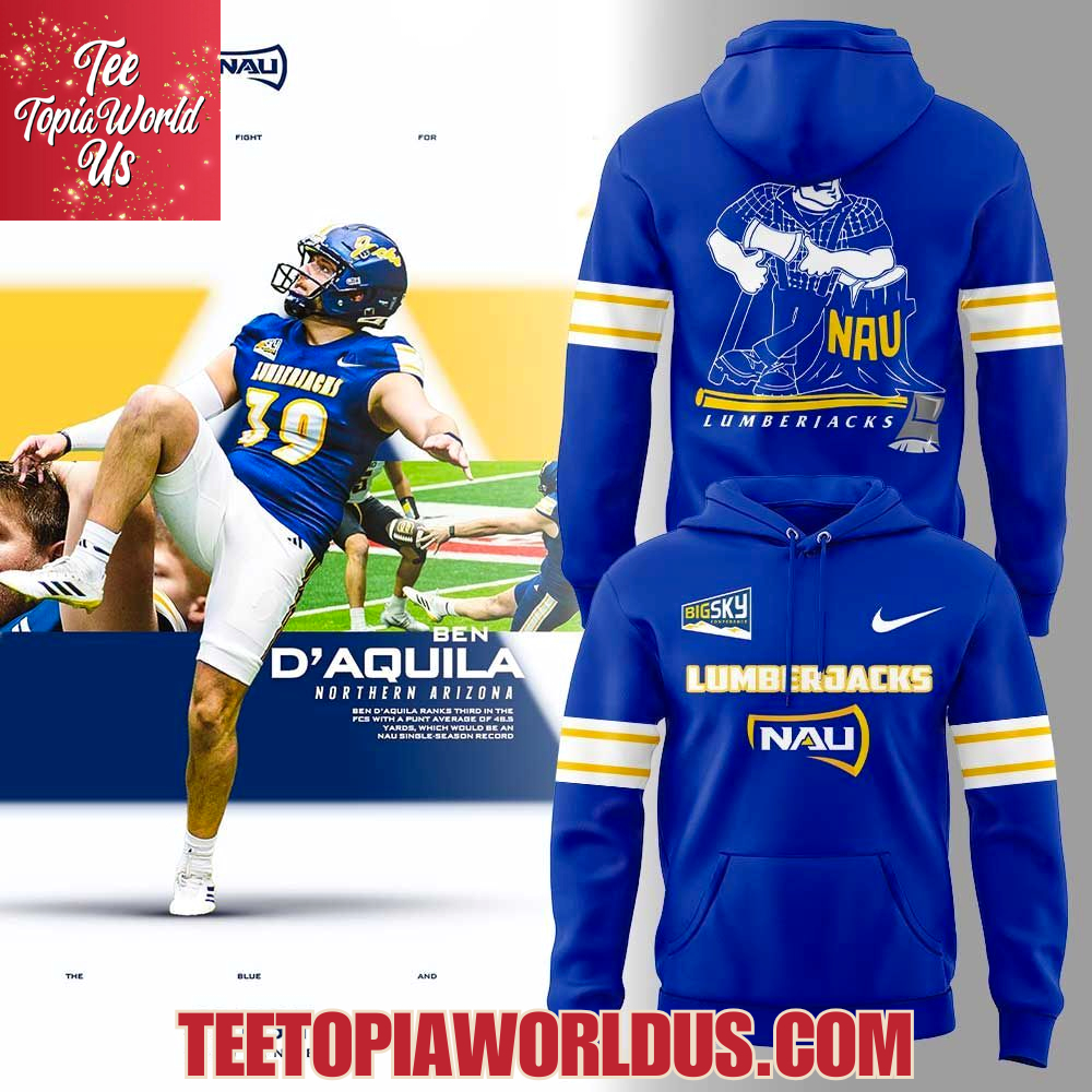 NAU Football throwing it back for Homecoming 2025 Hoodie NAU Football throwing it back for Homecoming 2025 Hoodie