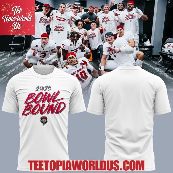 New Mexico Football 2025 Bowl Bound T-Shirt