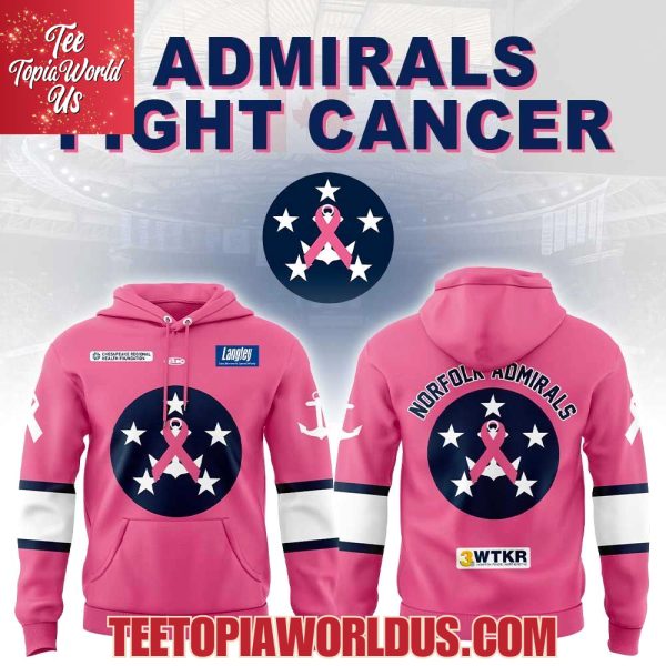 Norfolk Admirals FIGHT CANCER Hoodie
