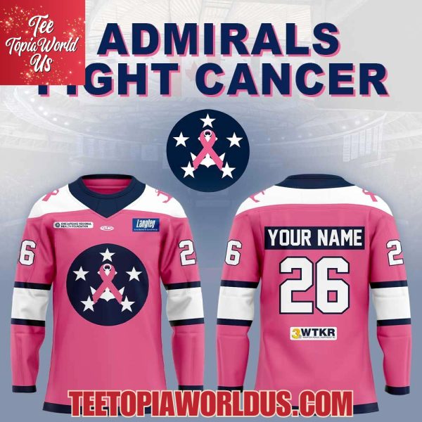 Norfolk Admirals FIGHT CANCER Jersey