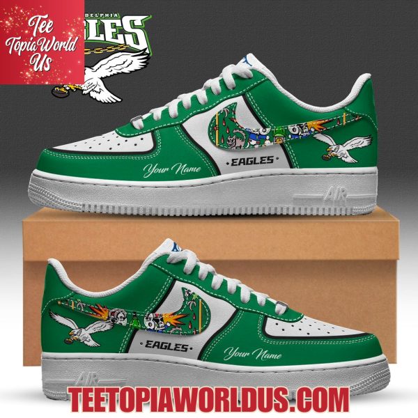 Philadelphia Eagles 2025 Kelly Green Air Force 1
