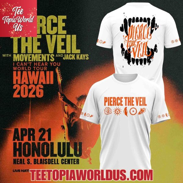 Pierce The Veil I Can’t Hear You World Tour 2026 T-Shirt, Hoodie