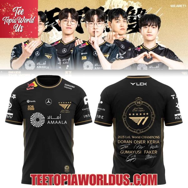 T1 6Time World Champions T-Shirt, Hoodie
