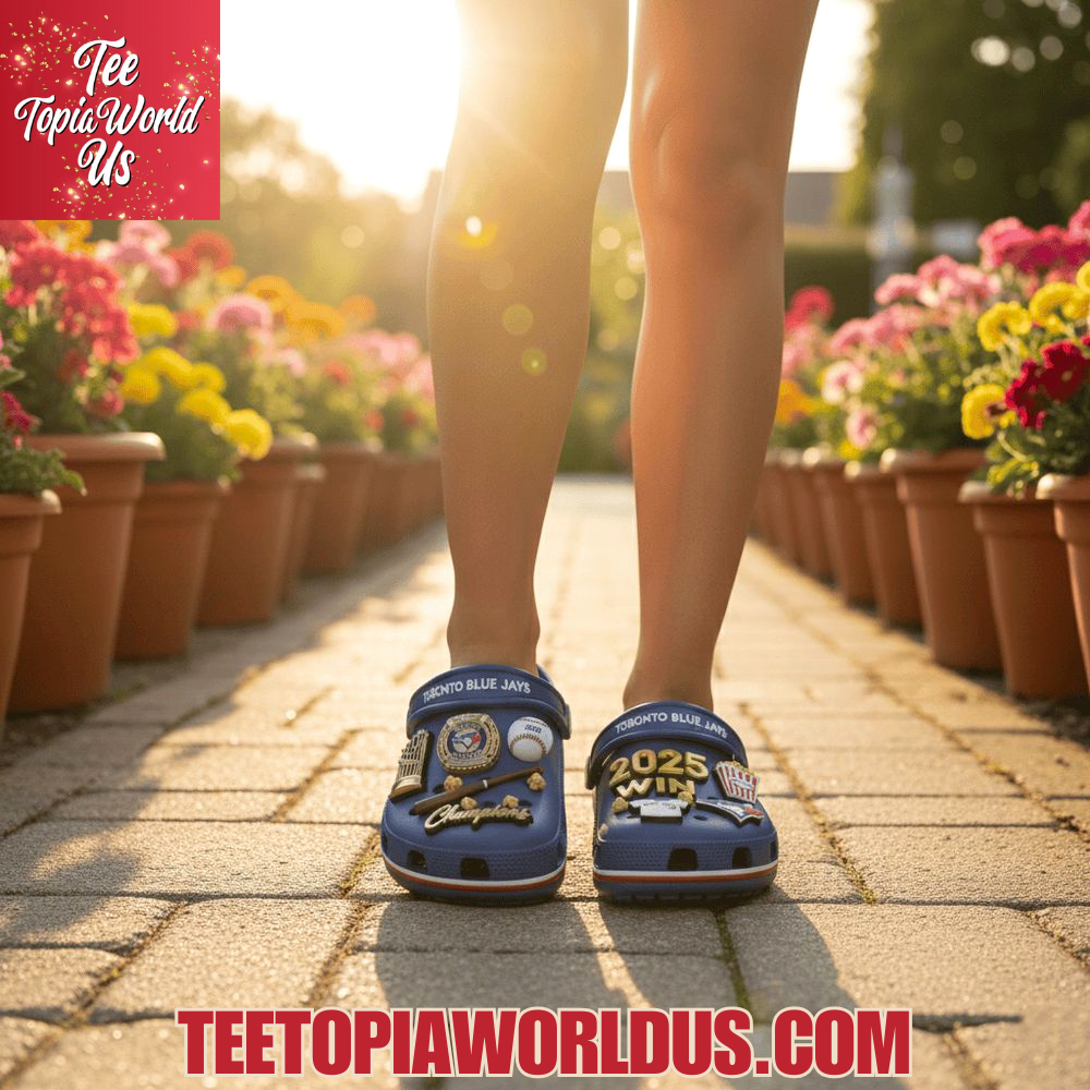 Toronto Blue Jays 20255 World Series Champions Clogs Toronto Blue Jays 20255 World Series Champions Clogs