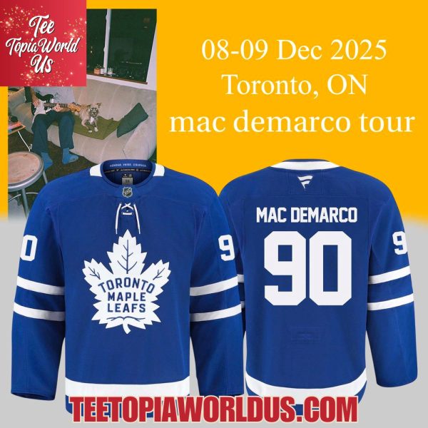 Toronto Maple Leafs X Mac DeMarco Canada Tour 2025 Hockey Jersey