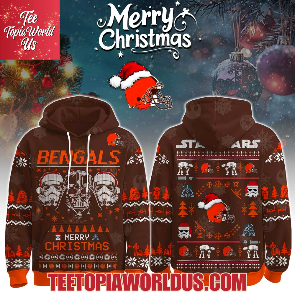 Unisex Browns Merry Christmas The Force Edition Hoodie Unisex Browns Merry Christmas The Force Edition Hoodie