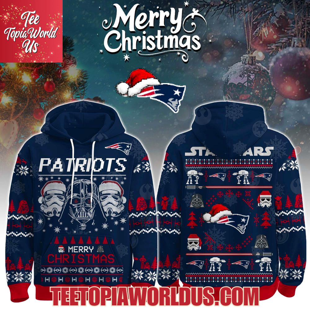 Unisex Patriots Merry Christmas The Force Edition Hoodie Unisex Patriots Merry Christmas The Force Edition Hoodie