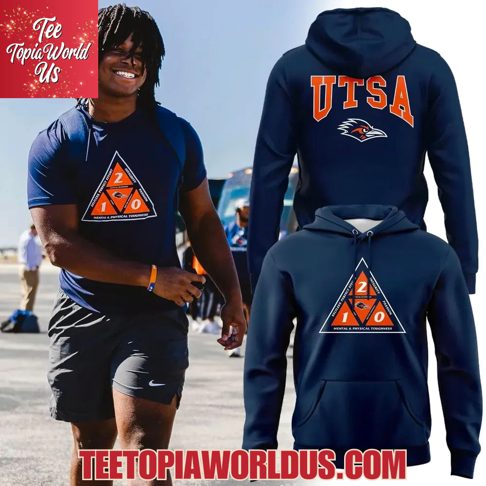 UTSA Roadrunners Triangle of Toughness Hoodie UTSA Roadrunners Triangle of Toughness Hoodie