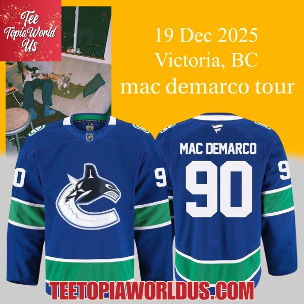Vancouver Canucks X Mac DeMarco Canada Tour 2025 Hockey Jersey