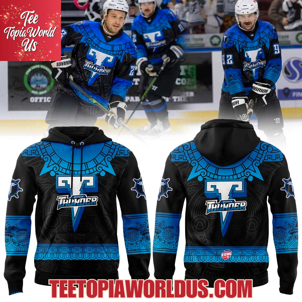 Wichita Thunder 2025 Day of the Dead Hoodie Wichita Thunder 2025 Day of the Dead Hoodie