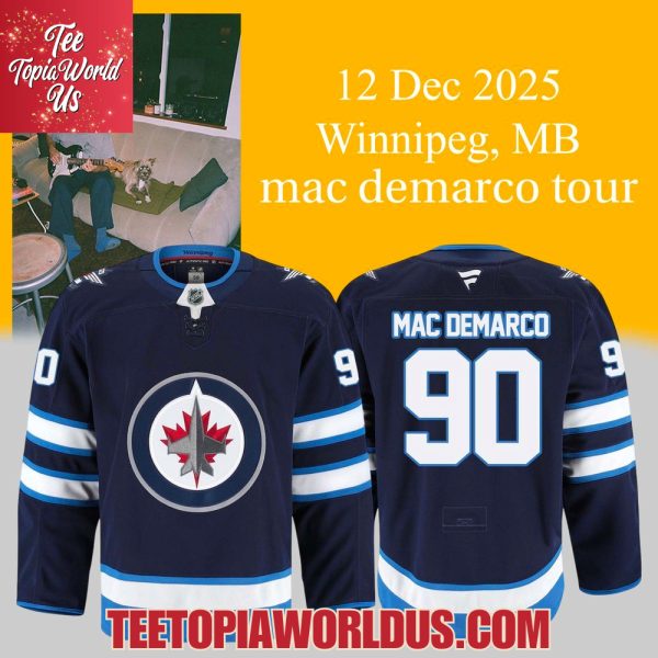 Winnipeg Jets X Mac DeMarco Canada Tour 2025 Hockey Jersey