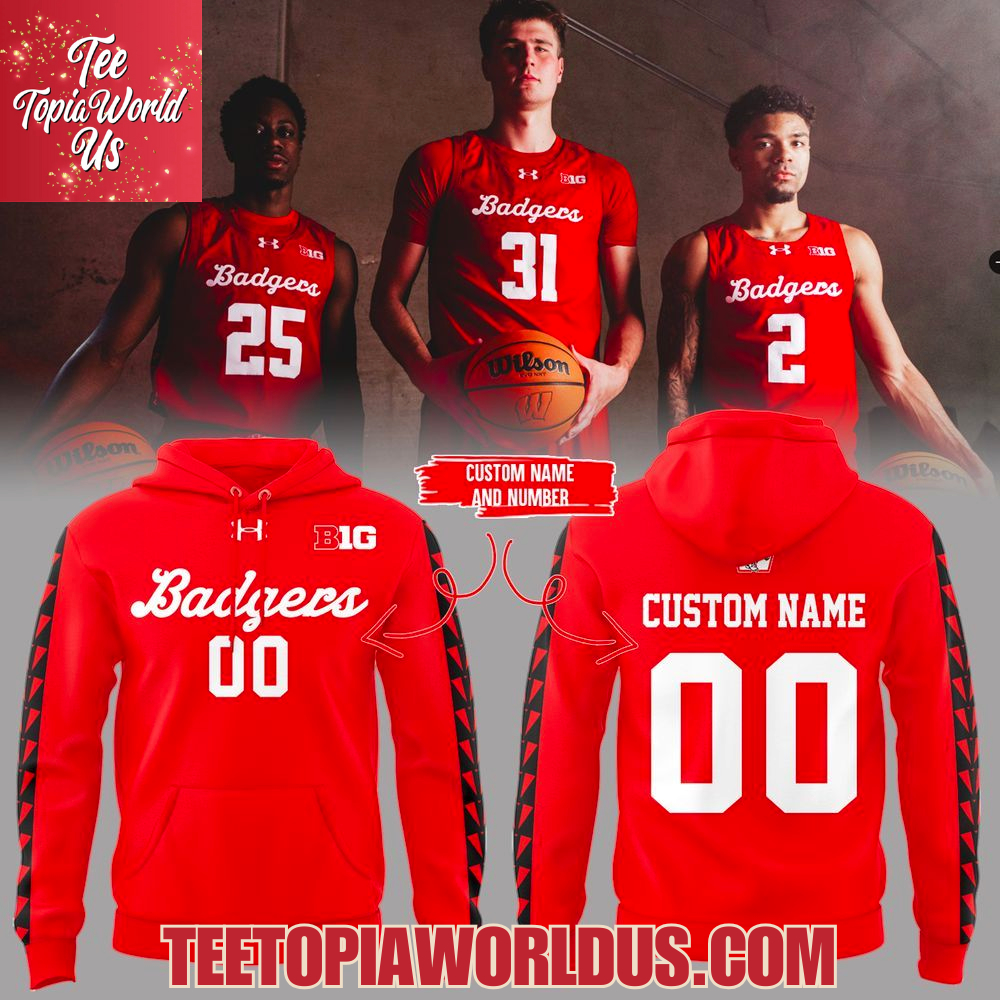 Wisconsin New 2025-2026 Custom Hoodie Wisconsin New 2025-2026 Custom Hoodie