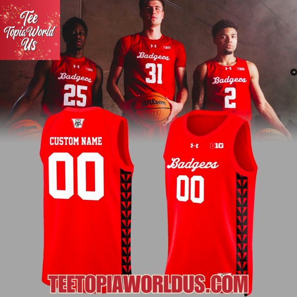 Wisconsin New 2025-2026 Custom Jersey